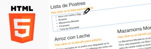 Hacer nuestro contenido Editable con HTML5 Hacer nuestro contenido Editable con HTML5