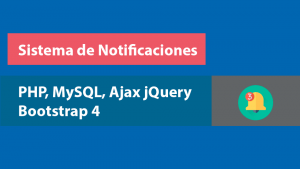 Sistema de Notificaciones con PHP, MySQL, jQuery Ajax y Bootstrap 4 Sistema de Notificaciones con PHP, MySQL, jQuery Ajax y Bootstrap 4