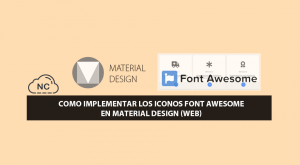 Como Implementar los iconos Font Awesome en Material Design (Web) Como Implementar los iconos Font Awesome en Material Design (Web)