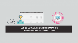 Los 20 Lenguajes de Programación más Populares – Febrero 2021 Los 20 Lenguajes de Programación más Populares – Febrero 2021