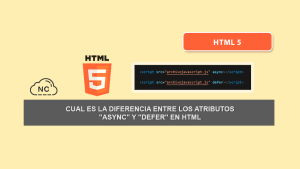Cual Es La Diferencia Entre los Atributos “async” y “defer” en HTML Cual Es La Diferencia Entre los Atributos “async” y “defer” en HTML