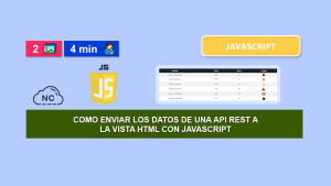 Como Enviar los Datos de Una API REST a la Vista HTML con JavaScript Como Enviar los Datos de Una API REST a la Vista HTML con JavaScript
