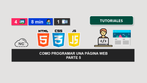Como Programar una Página Web – Parte 5 Como Programar una Página Web – Parte 5