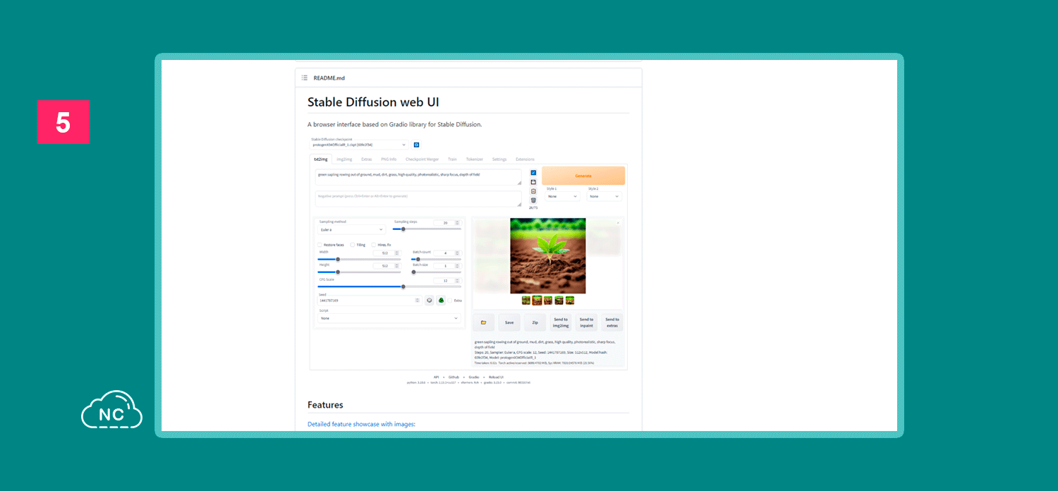 Stable Diffusion web UI Stable Diffusion web UI
