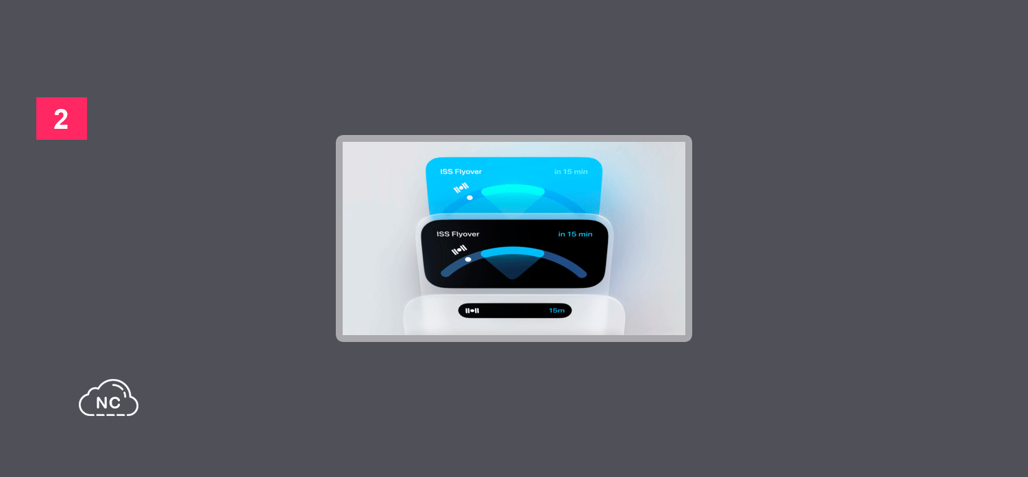 Los Widgets le dan más interactividad a las aplicaciones de Apple Widget de una Aplicación Apple