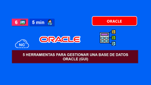 5 Herramientas Para Gestionar Una Base de Datos Oracle (GUI) 5 Herramientas Para Gestionar Una Base de Datos Oracle (GUI)