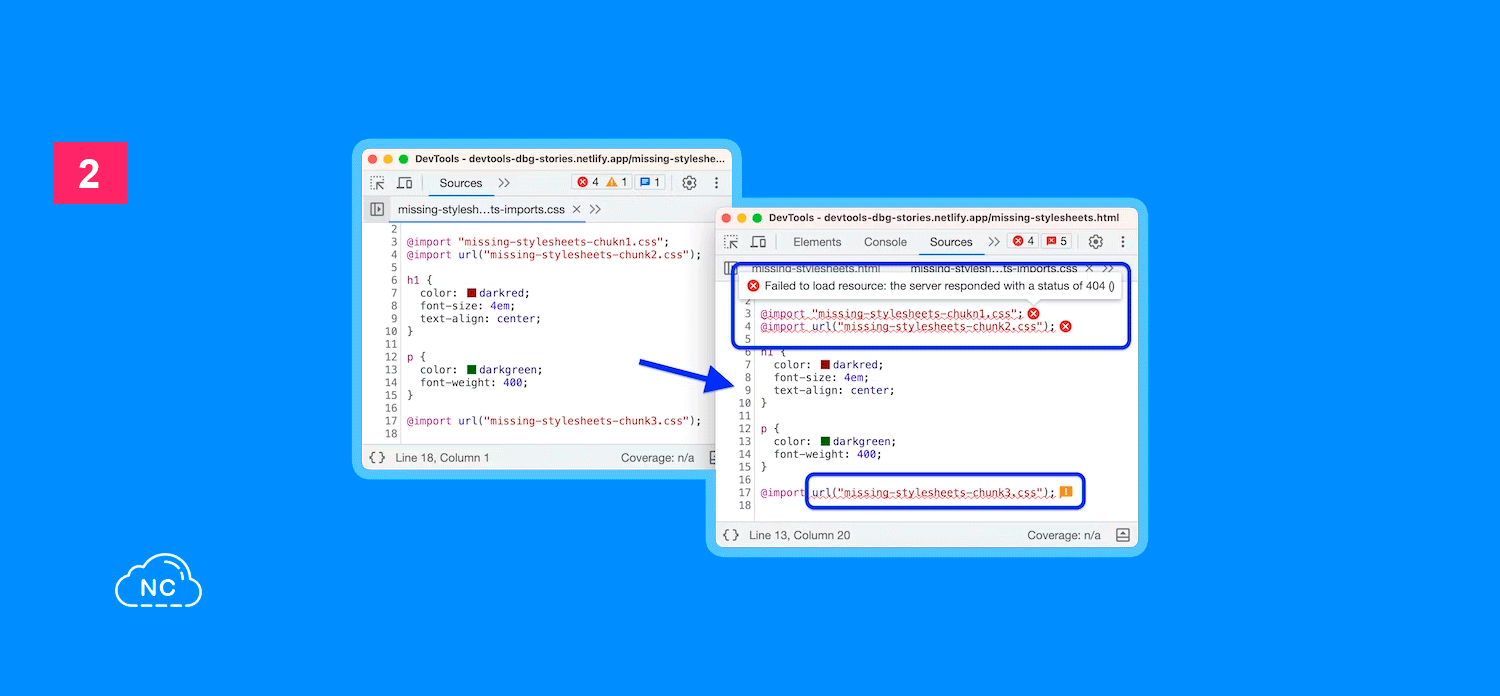 En Chrome DevTools el trabajo con hojas de estilos CSS es más práctico Depurando hojas de estilos en Chrome DevTools