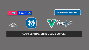 Como Usar Material Design en Vue 3 Como Usar Material Design en Vue 3