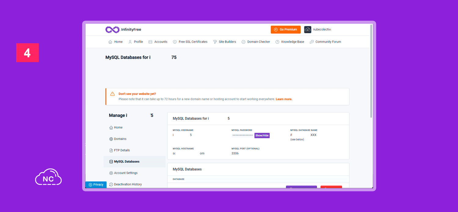 PHP y MySQL son buenos aliados Administración de MySQL en InfinityFree