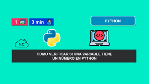 Como Verificar Si Una Variable Tiene un Número en Python Como Verificar Si Una Variable Tiene un Número en Python