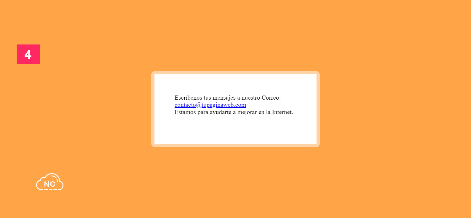 Puedes hacerlo en cualquier página de tu WordPress Página Contacto de WordPress con el link para correo electronico