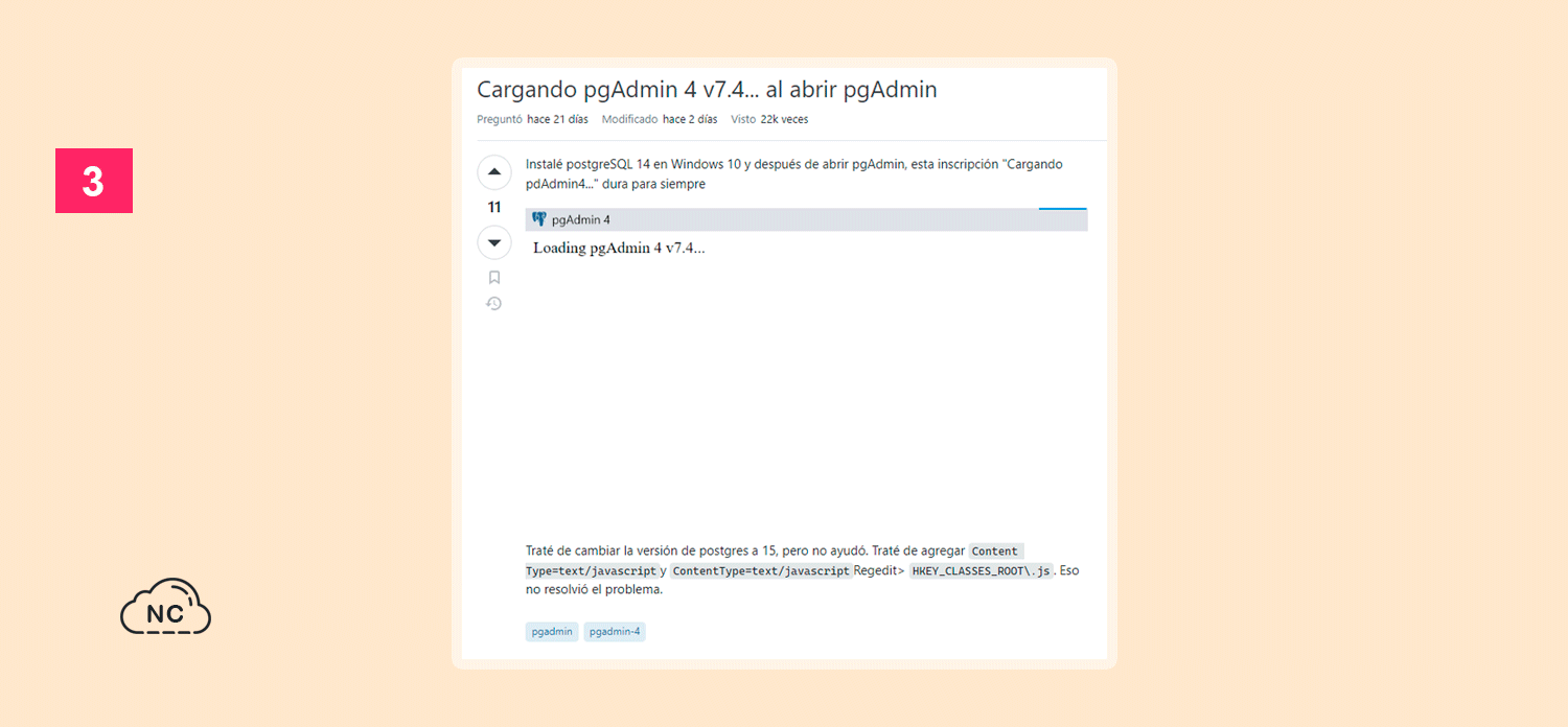 El usuario Yana Aziamblouskaya no puede usar pgAdmin Consulta del usuario Yana Aziamblouskaya en Stack Overflow