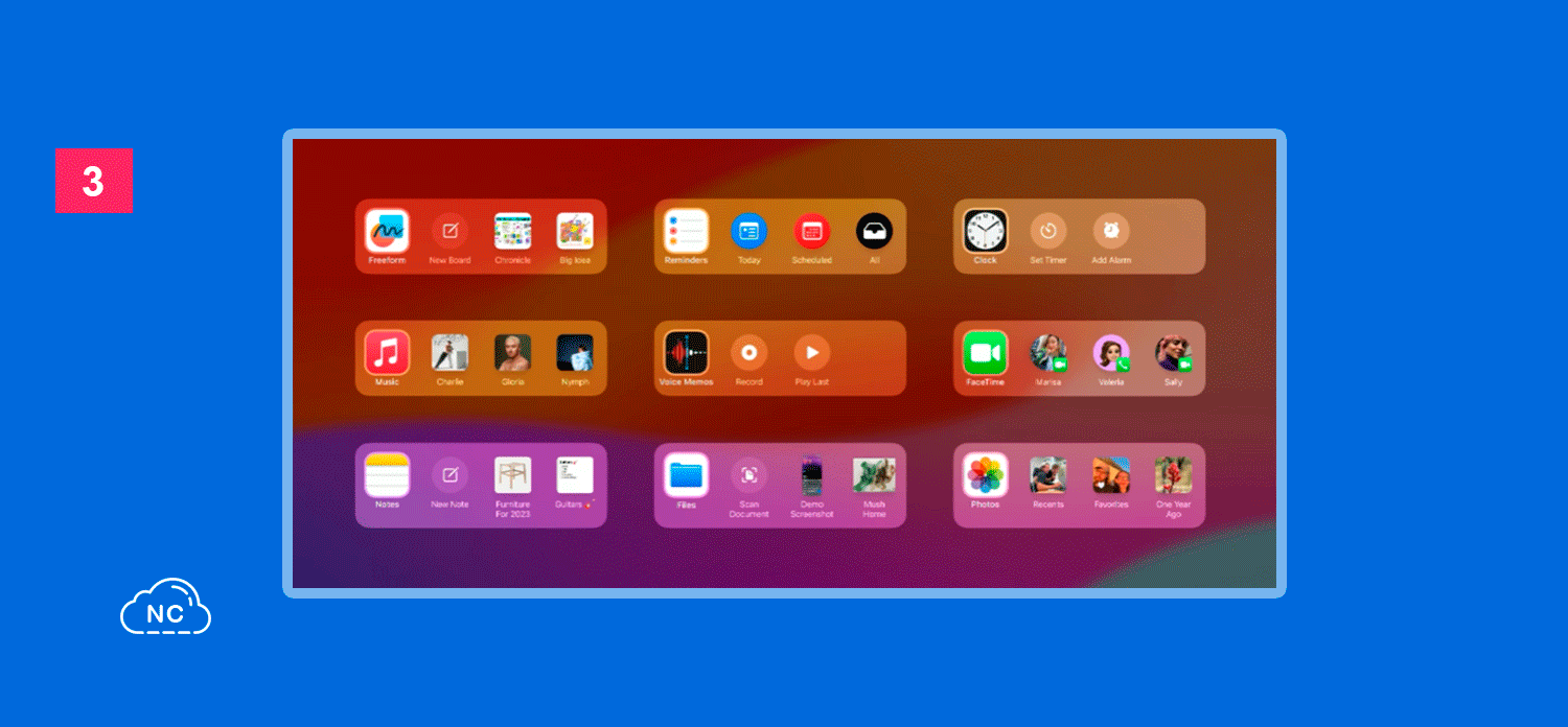 El uso de estos atajos mediante voz, son posibles mediante lenguaje natural Atajos de aplicaciones en iOS 17