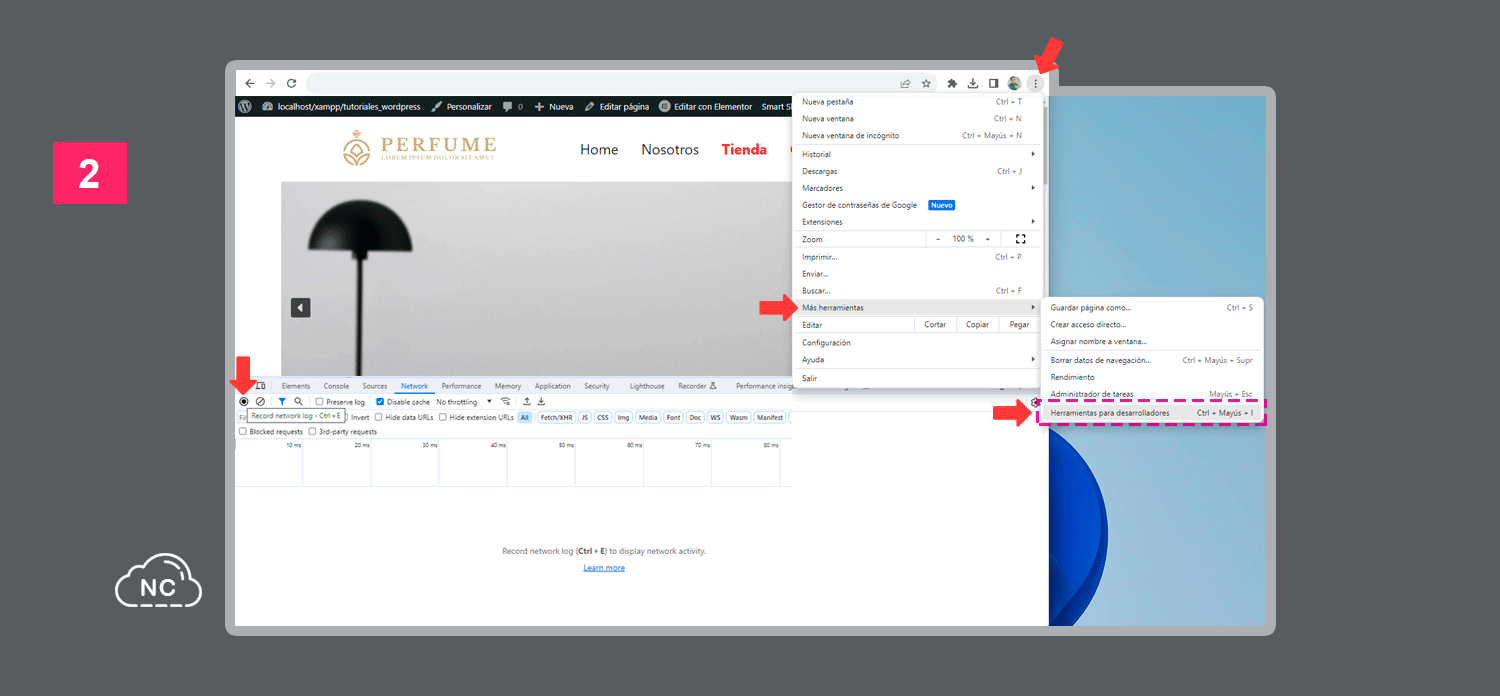 No te asustes, solo sigue los pasos que te indico Herramienta para desarrolladores de Google Chrome