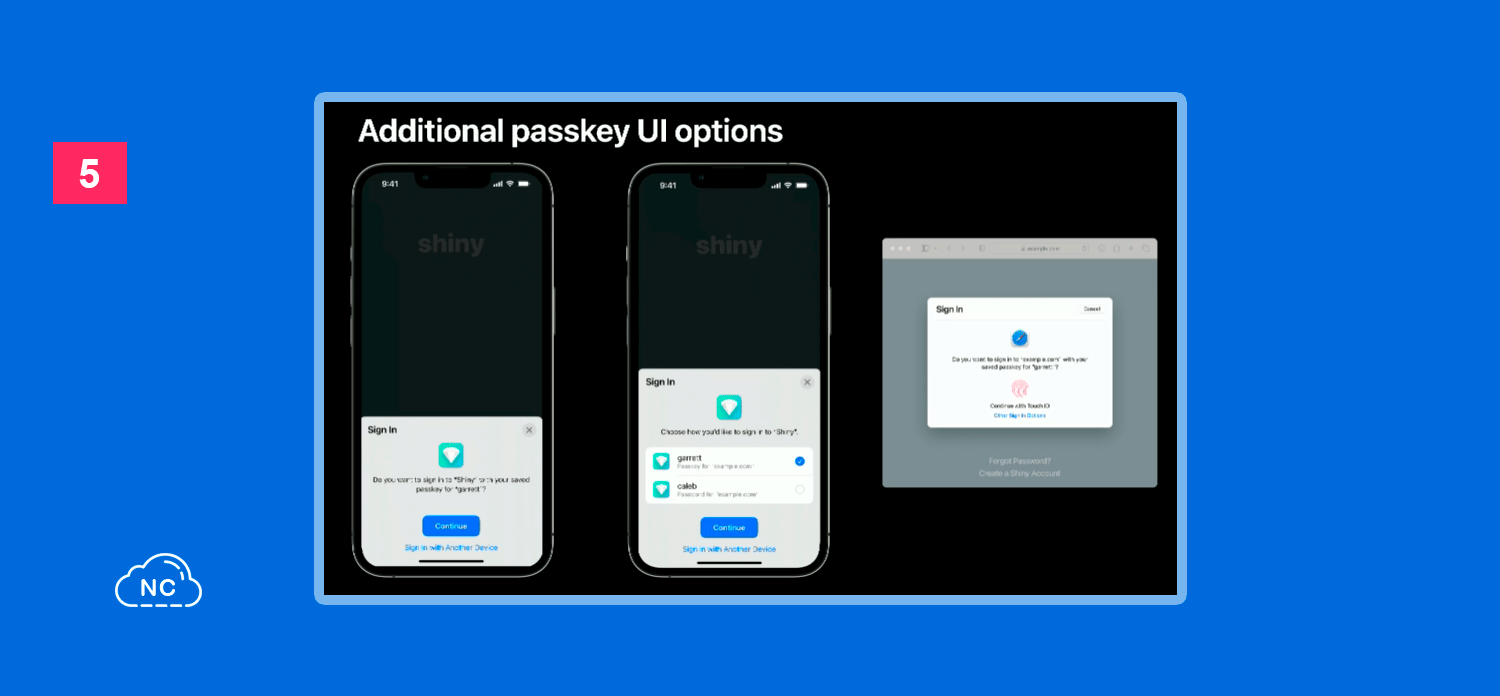 Passkeys en iOS 17