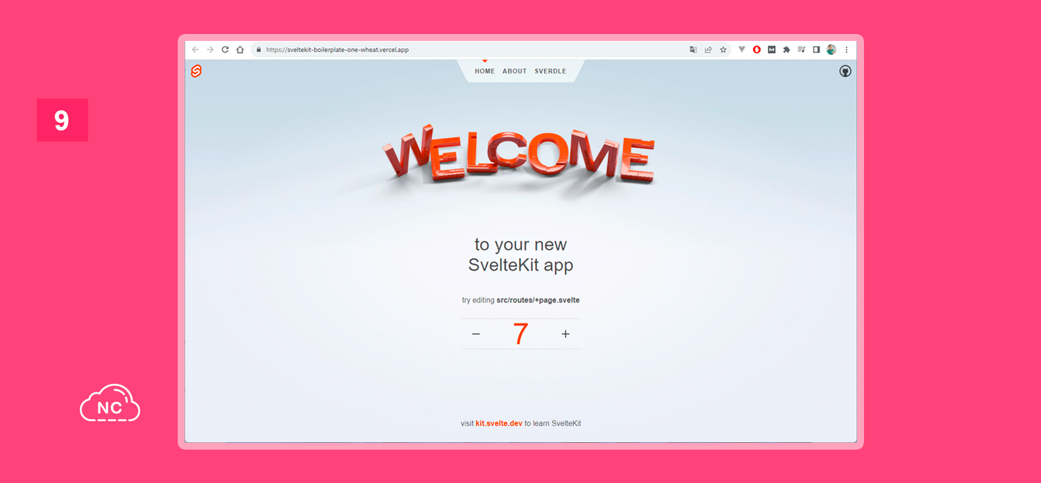 Te recomiendo clonar el repositorio a tu computadora para trabajarlo, luego subes los cambios Proyecto Svelte publicado en Vercel