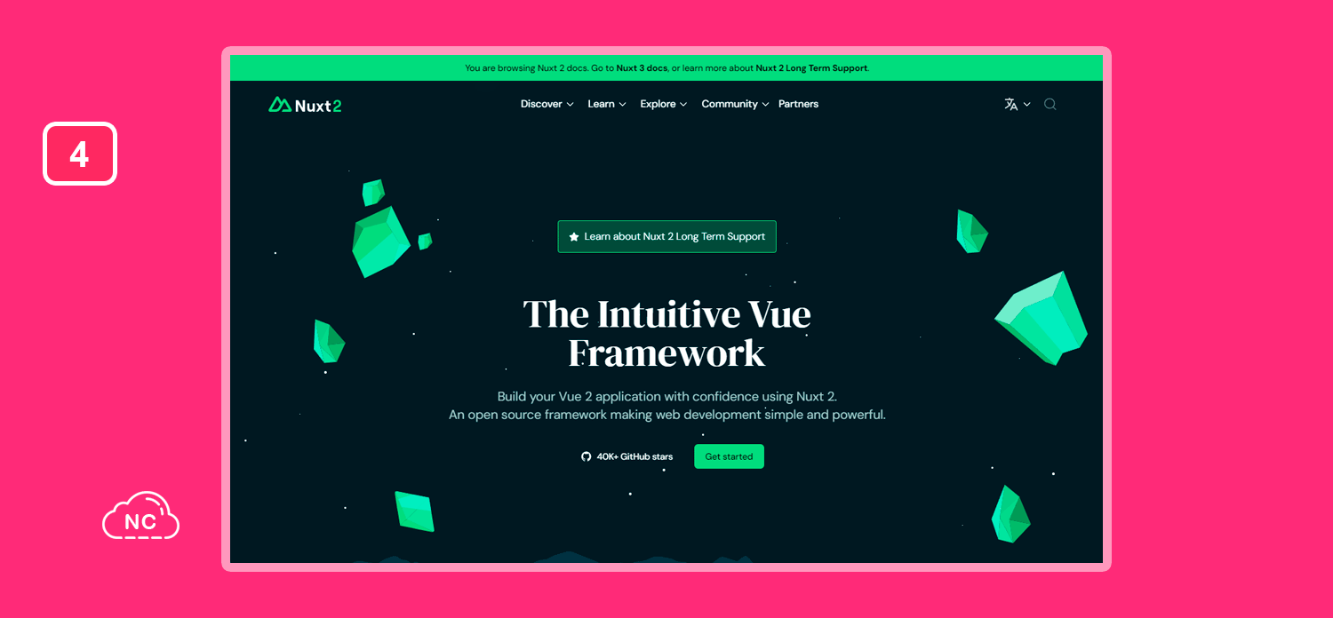 Si ya has usado Vue, te será fácil usarlo Framework Nuxt.js para JAMStack