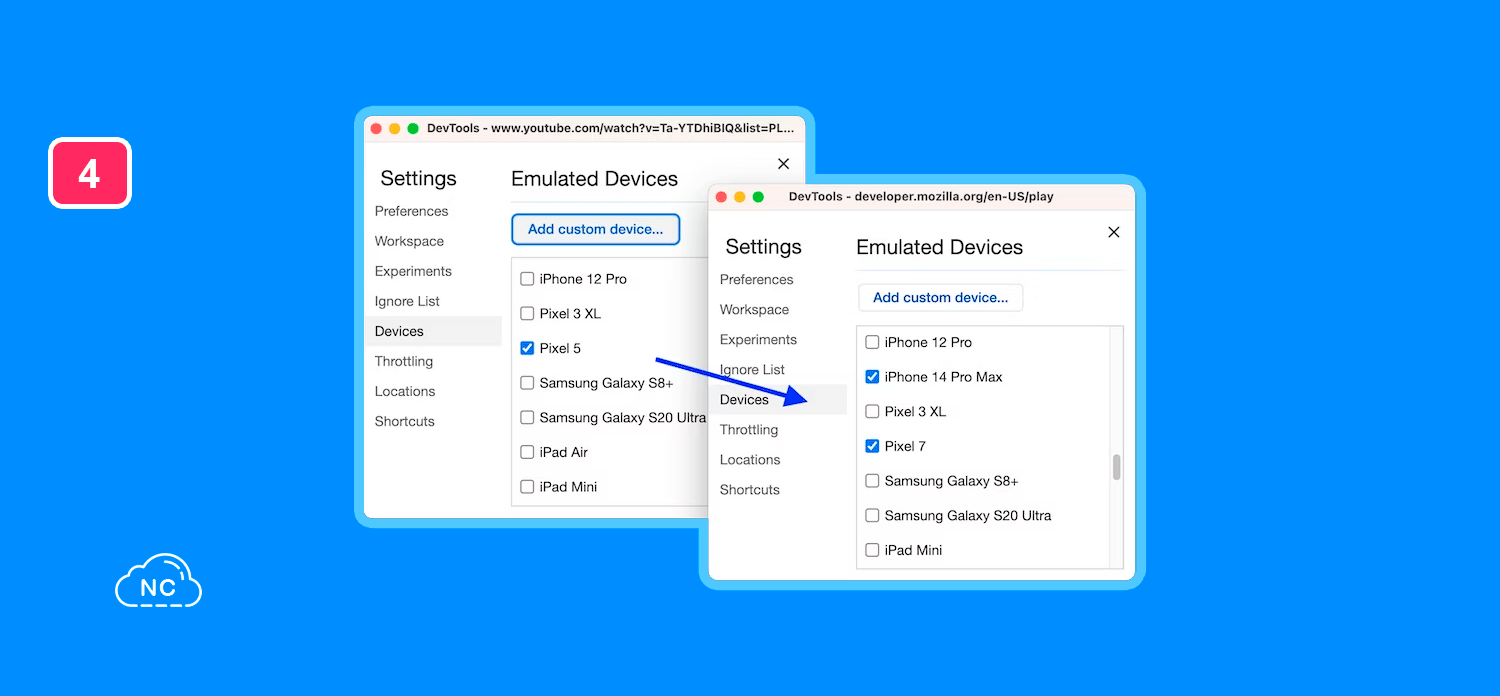 Probar una web en dispositivos móviles es útil Lista actualizada de dispositivos para emular