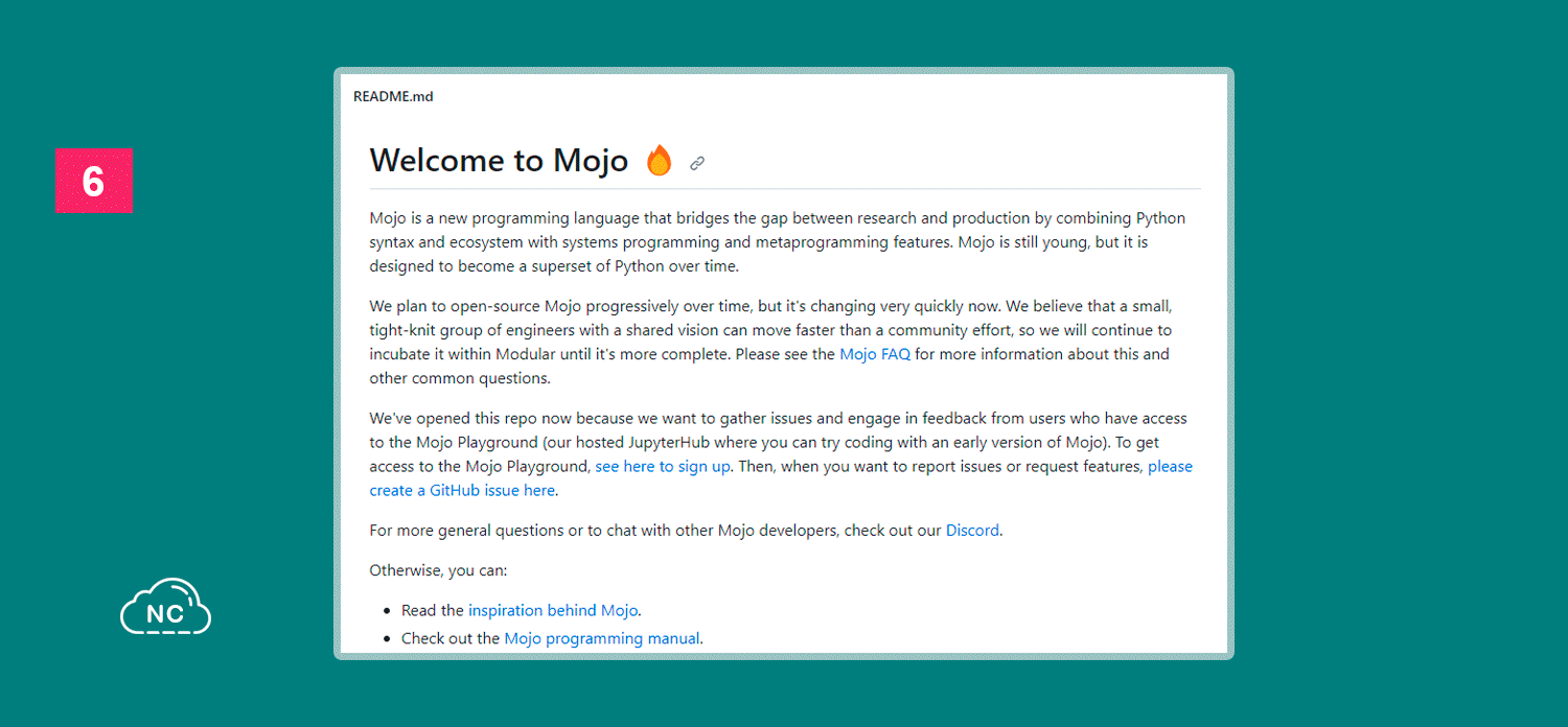 Mojo intenta ser un superconjunto de Python Repositorio de Mojo en GitHub