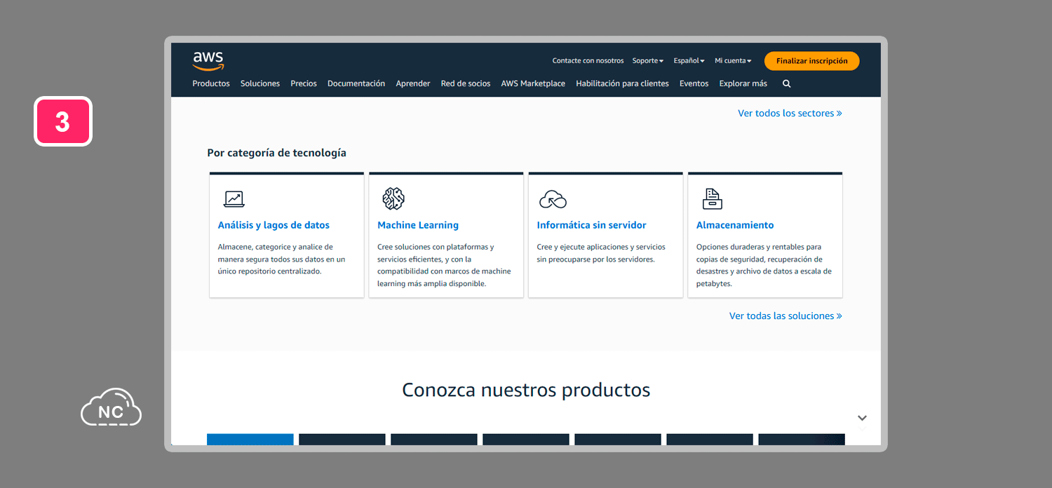 Netflix, WhatsApp y grandes proyectos usan AWS Servicio de cloud computing de Amazon Web Service