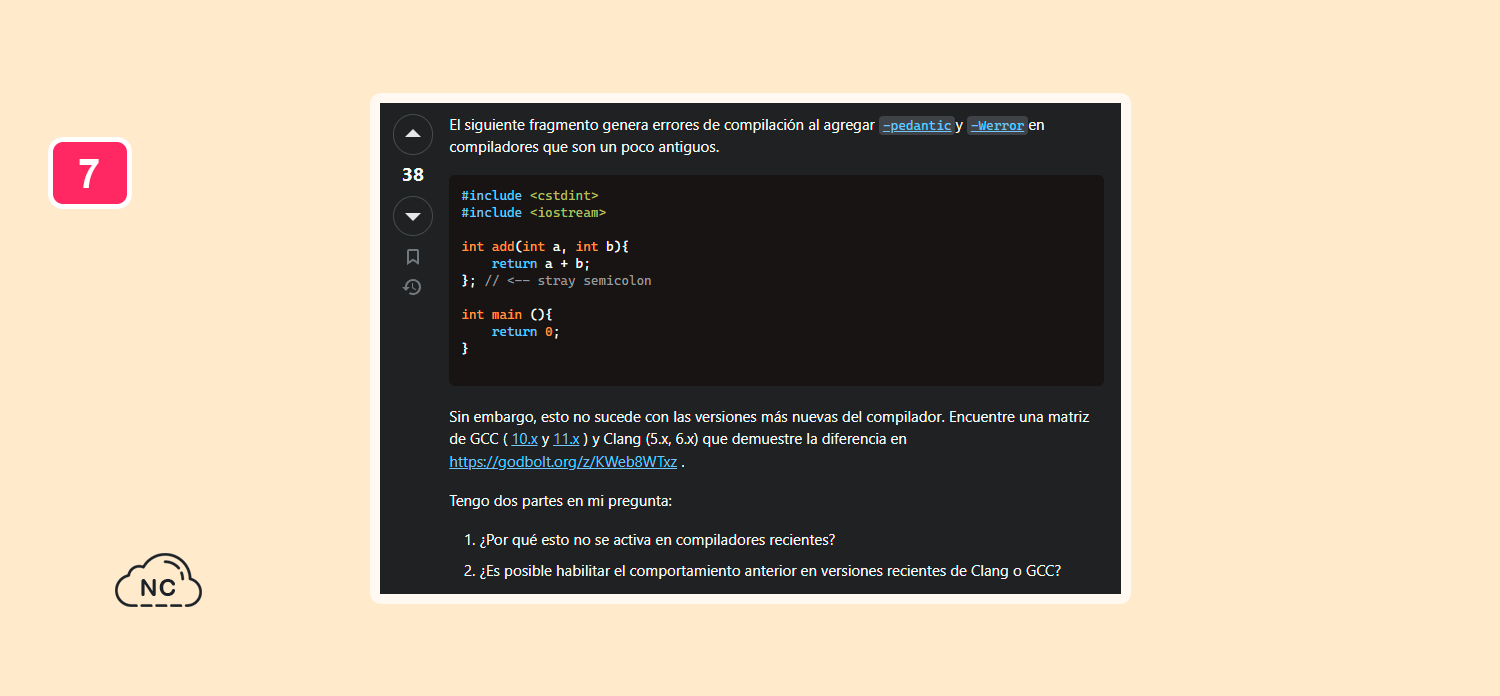 Algunos desarrolladores compilan aplicaciones C++ en Linux Consulta del usuario jerin en Stack Overflow