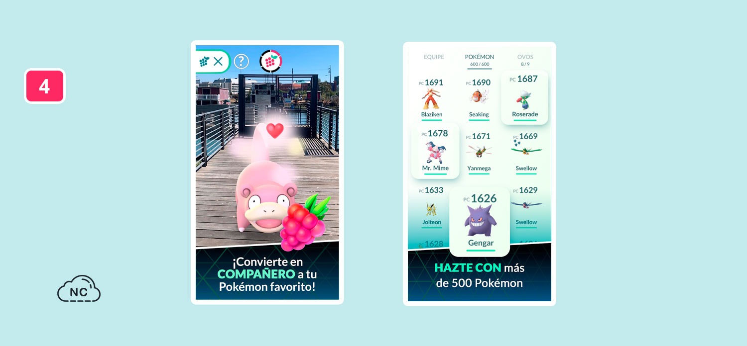 Pokémon Go recibe actualizaciones cada cierto tiempo Juego Pokémon Go creado con Unity
