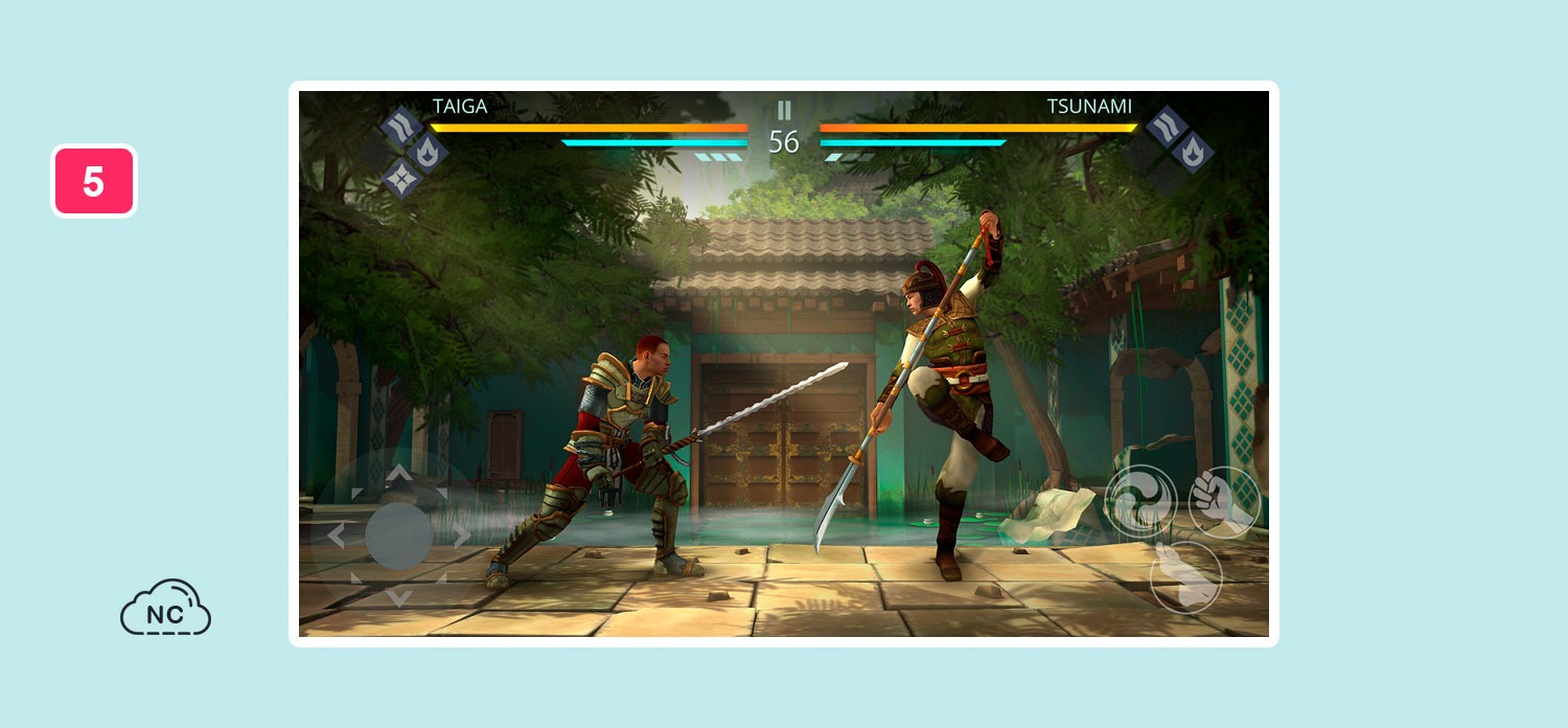 En una tablet o iPad puedes obtener una mejor experiencia con el juego Juego Shadow Fight 3 creado con Unity