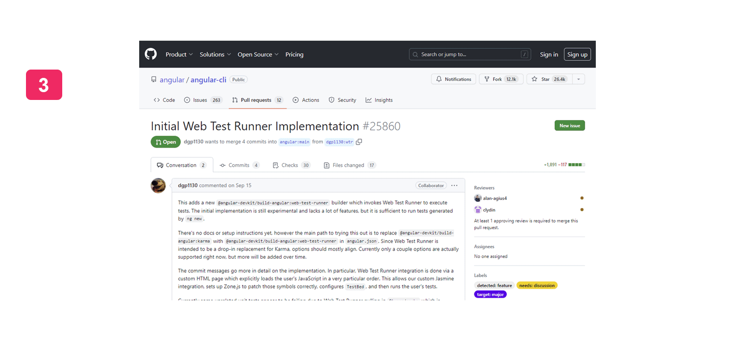 Karma es una herramienta Test Runner para JavaScript PR en GitHub sobre Web Test Runner