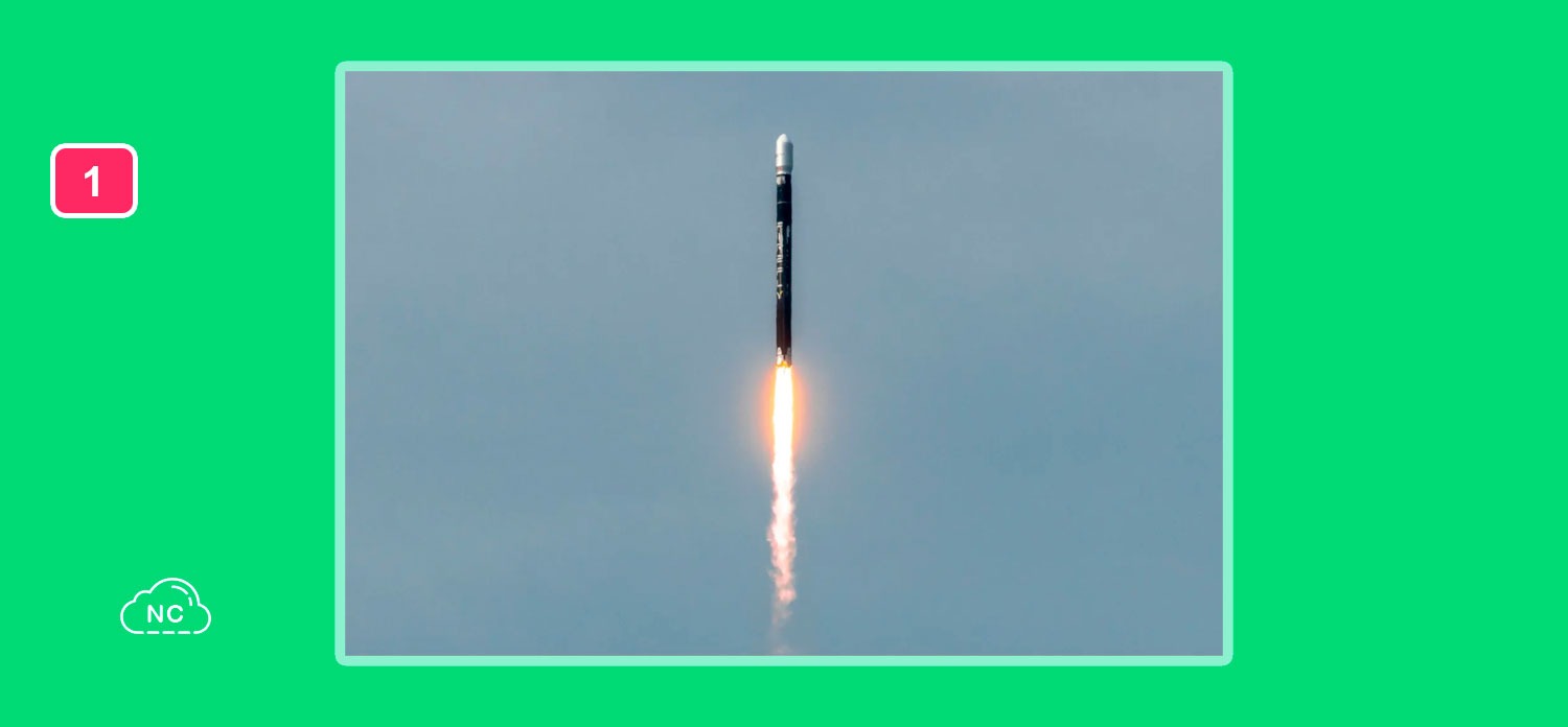 El primer despegue del cohete Alpha de Firefly Aerospace en el año 2021, explotó durante su lanzamiento de prueba Cohete Alpha de Firefly despegando desde la Base de la Fuerza Espacial Vandenberg de California