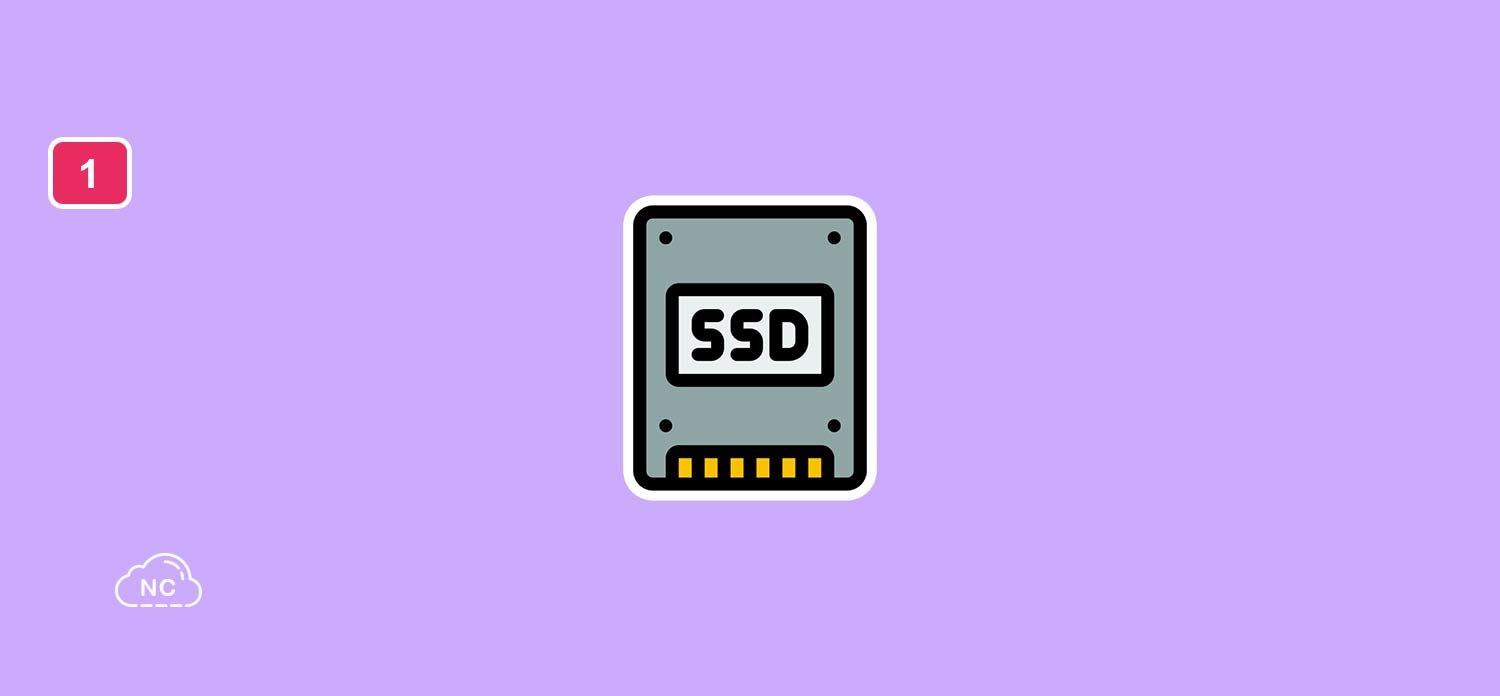 Las SSD brindan mayor velocidad a la hora de procesar los datos en un servidor Disco duro o unidad de estado solido de un servidor de Digital Ocean
