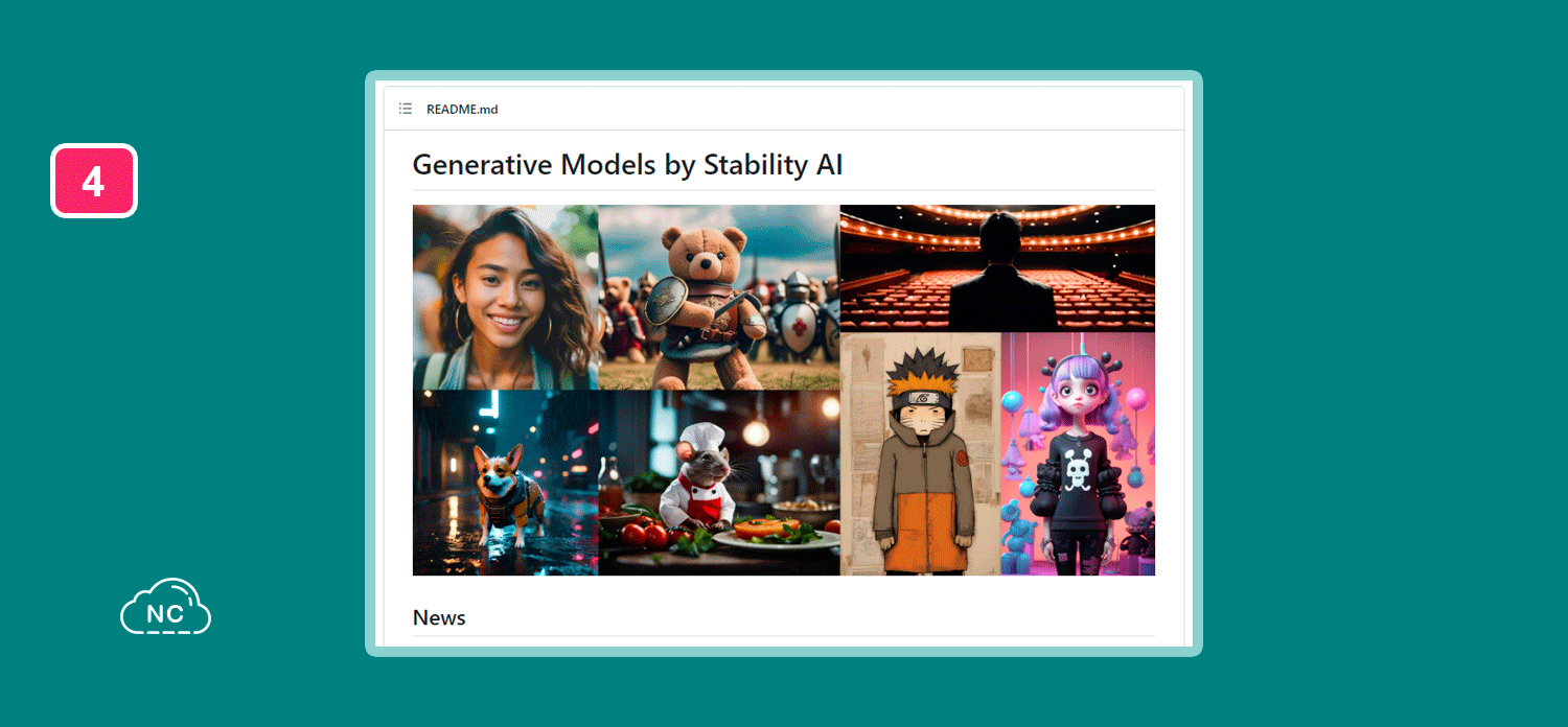 También puedes entrenar a esta IA Repositorio Generative Models by Stability AI en GitHub