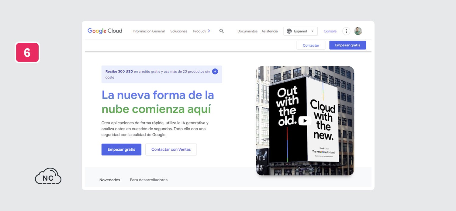 La demanda actual requerirá que las empresas agreguen funciones más avanzadas Web oficial de Google Cloud
