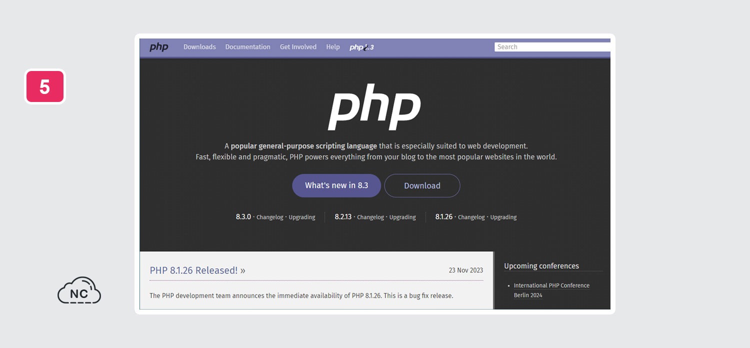 Existen millones de proyectos creados con PHP en Internet Web oficial del lenguaje de programación PHP