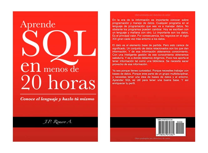 Libro Aprende SQL en menos de 20 horas
