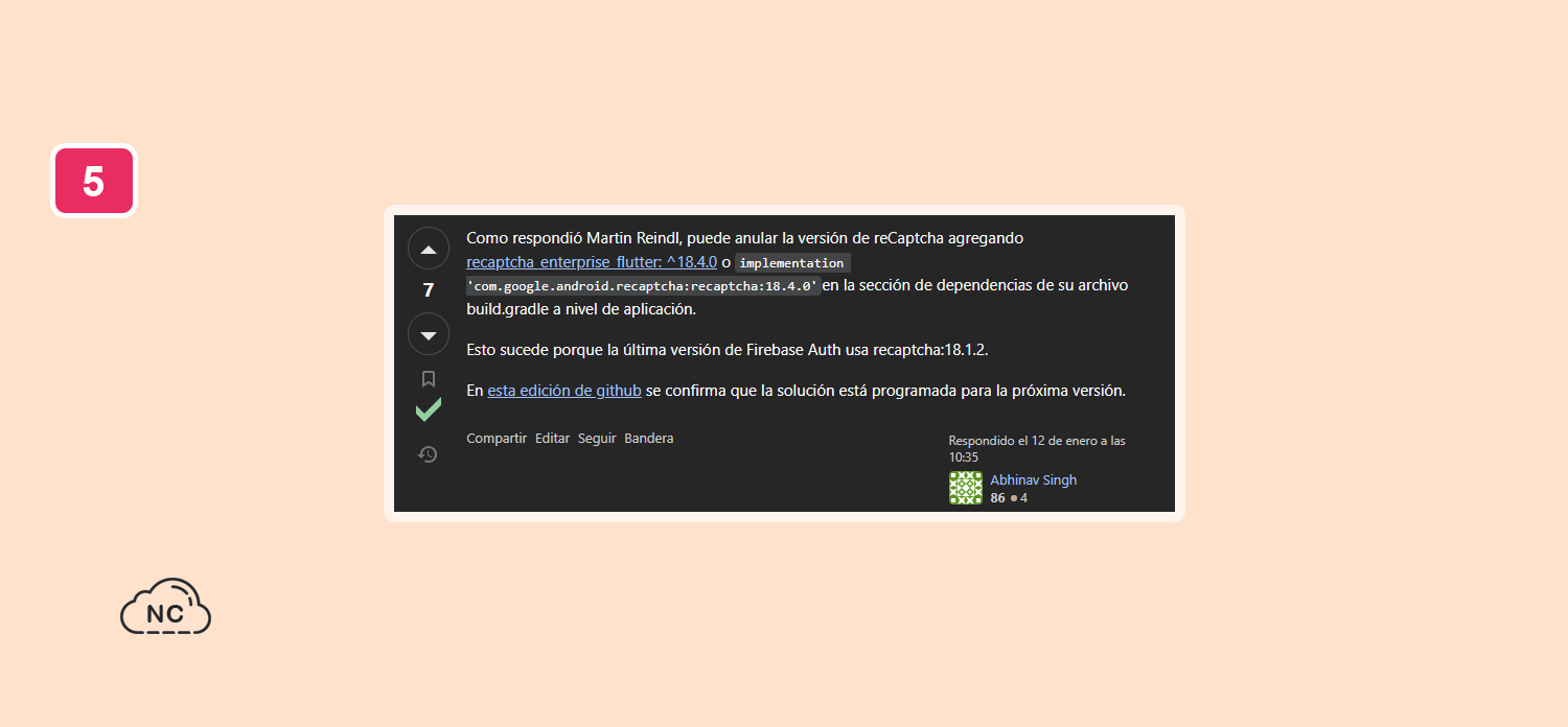 Es importante mantener protegidos los formularios de un proyecto creado con Flutter Respuesta del usuario Abhinav Singh a la consulta del usuario Martin Reindl en Stack Overflow