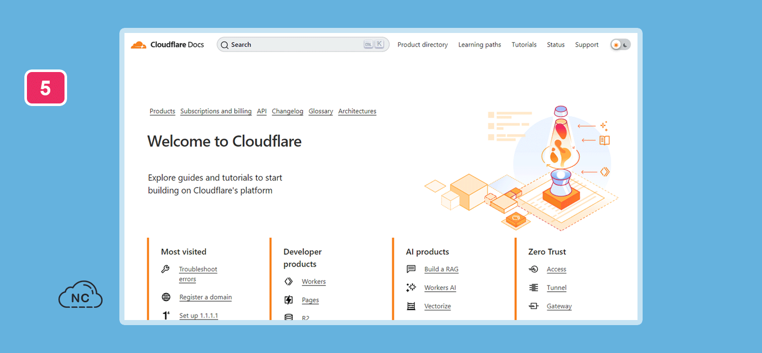 Las interfaces de Cloudflare son un poco minimalistas de la mano de Svelte La documentación de Cloudflare usa Svelte