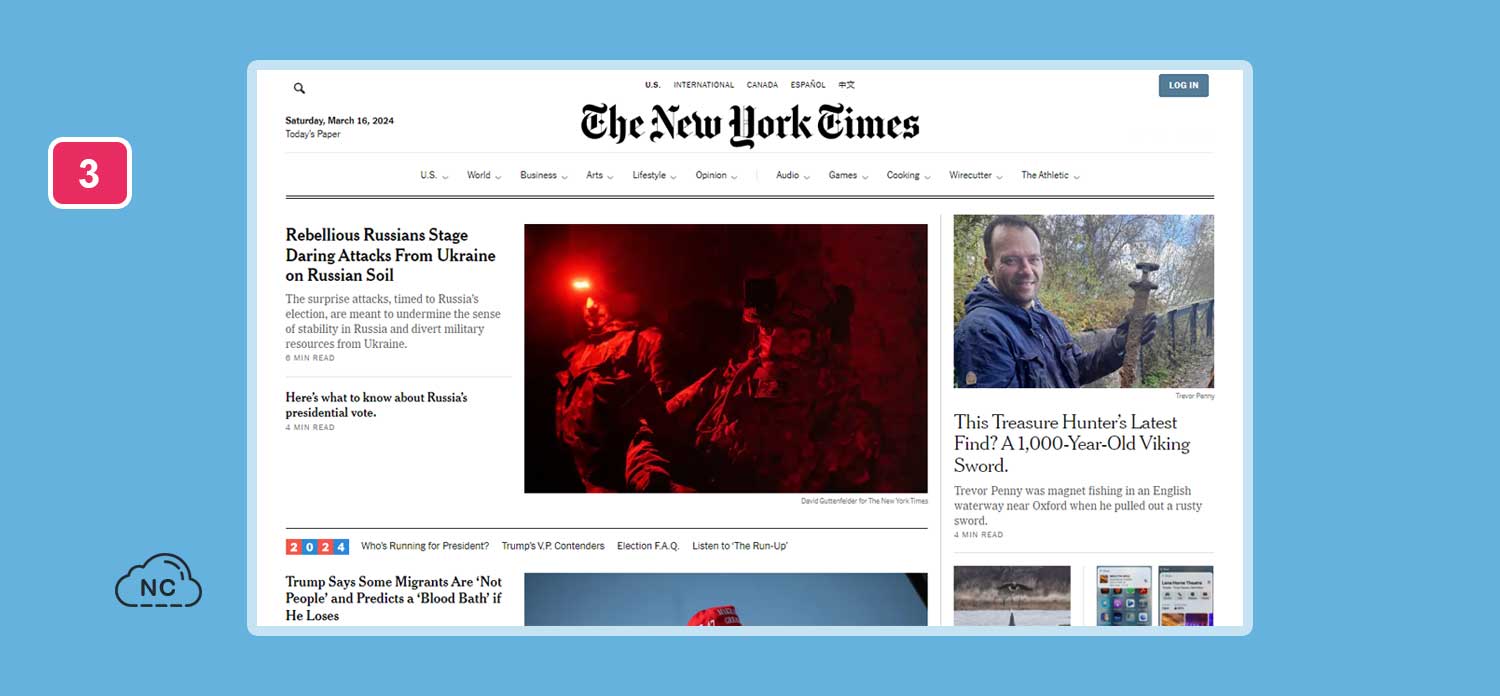 Para ver muchos de los artículos y contenidos en The New York Times, debes pagar una suscripción La web de The New York Times usa Svelte