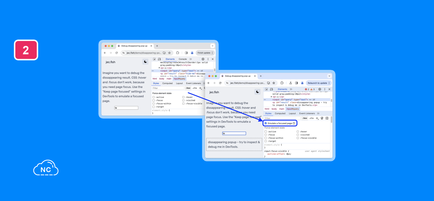 El equipo de Chrome DevTools siempre esta trabajando en hacer más productivo a los desarrolladores web Opción Emulate a focused page en Chrome DevTools