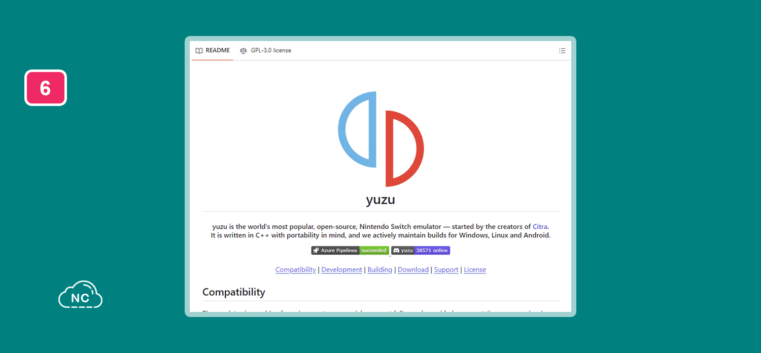 Hasta la fecha de este artículo, este repositorio tiene 4,1k forks Repositorio de yuzu en GitHub
