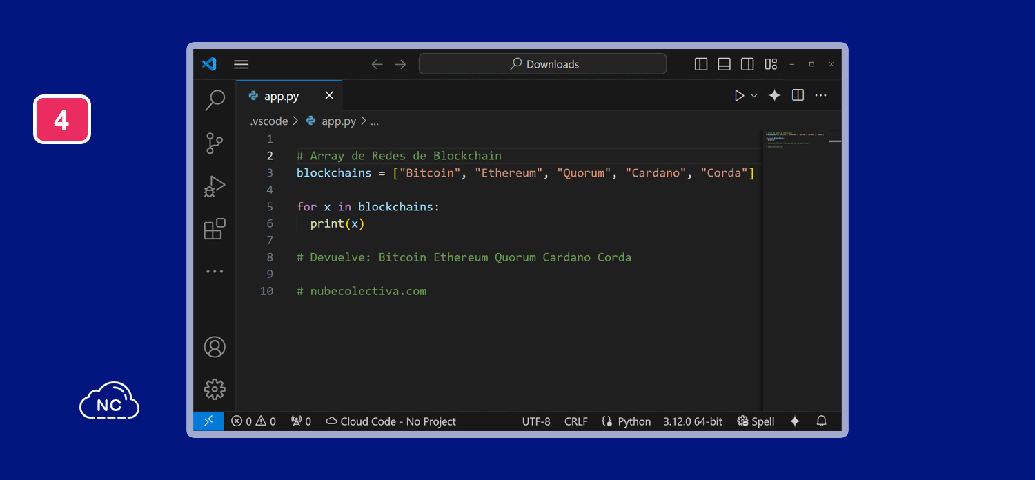Python incluso es usado en el campo de la Inteligencia Artificial Código del lenguaje de programación Python