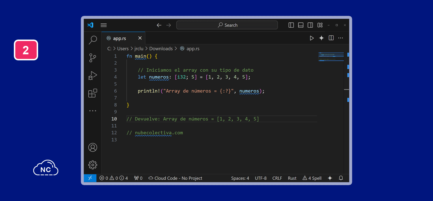 Rust puede ser usado en diferentes editores de código Código del lenguaje de programación Rust