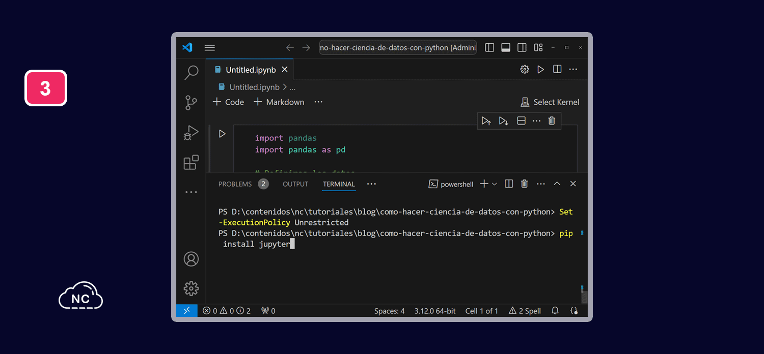 En la mayoría de casos no necesitas una termina externa, pero hay algunas excepciones. Ejecutando comandos como administrador en la terminal de Visual Studio Code