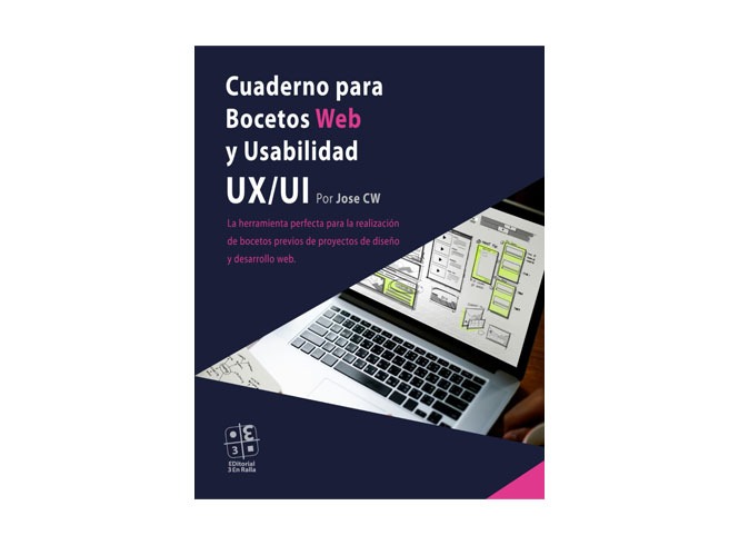 En base a estos bocetos, podrás crear tus propios bocetos para ir más allá y lograr tus objetivos de UX Libro Cuaderno para Bocetos Web y Usabilidad UX/UI