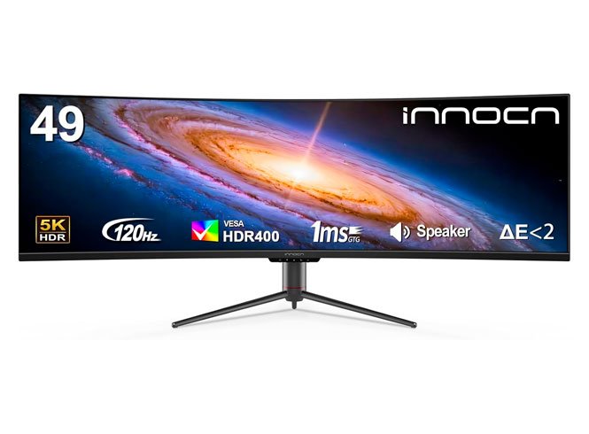 Todas las tareas que realices en la pantalla se realizarán de forma rápida, esto te hará más productivo Monitor para programadores INNOCN Ultrawide