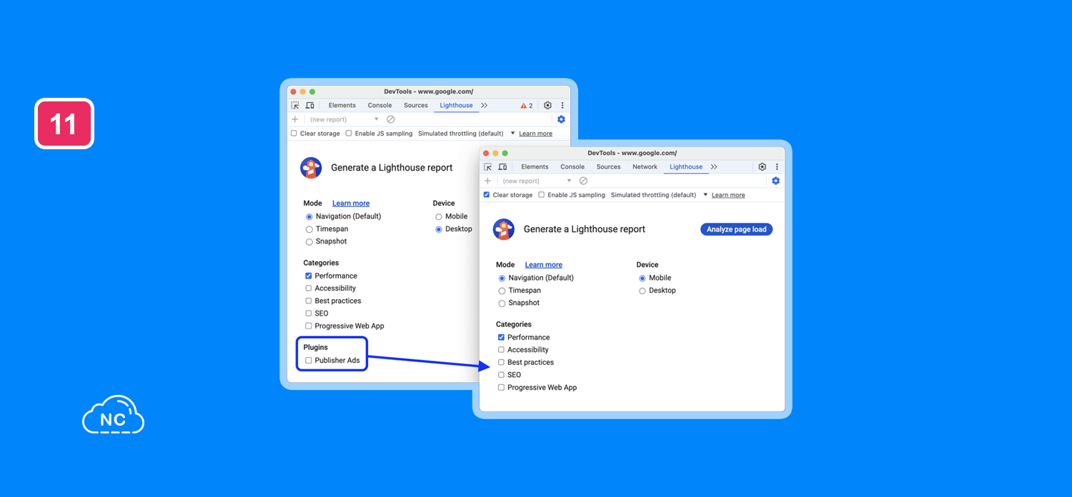 Publisher Ads ya no es compatible con las nuevas políticas de anuncios Versión Lighthouse 11.7.1 en DevTools 125
