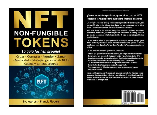 Libro NFT Non Fungible Tokens La guía fácil en Español