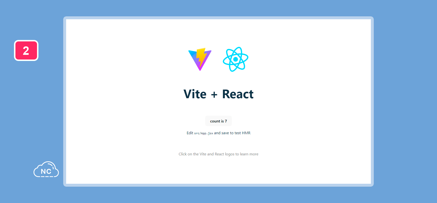 Con esto verificamos que la aplicación se creo correctamente Proyecto creado correctamente para integrar WordPress y JAMStack