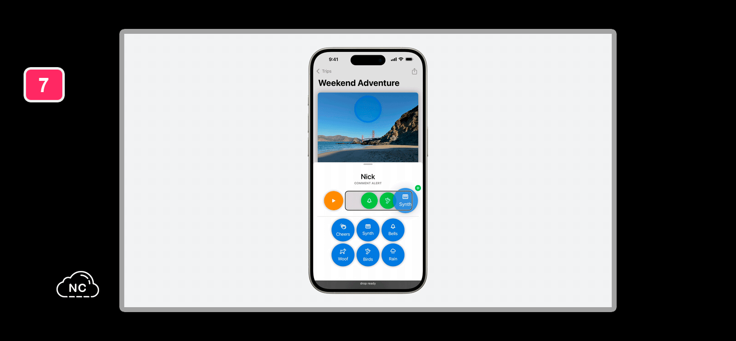 Arrastrar y soltar elementos agilizan las tareas de los usuarios en ciertos lugares de la interfaz de usuario Arrastrando varios elementos en un iPhone