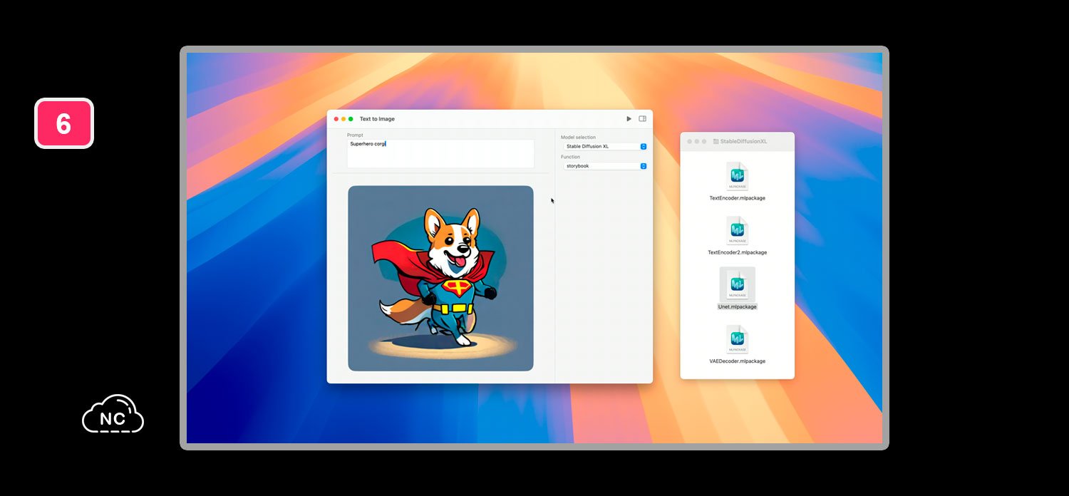 Puedes personalizar la temperatura y los tokens de uso para una tarea con inteligencia artificial Creando una imagen con inteligencia artificial en una Mac