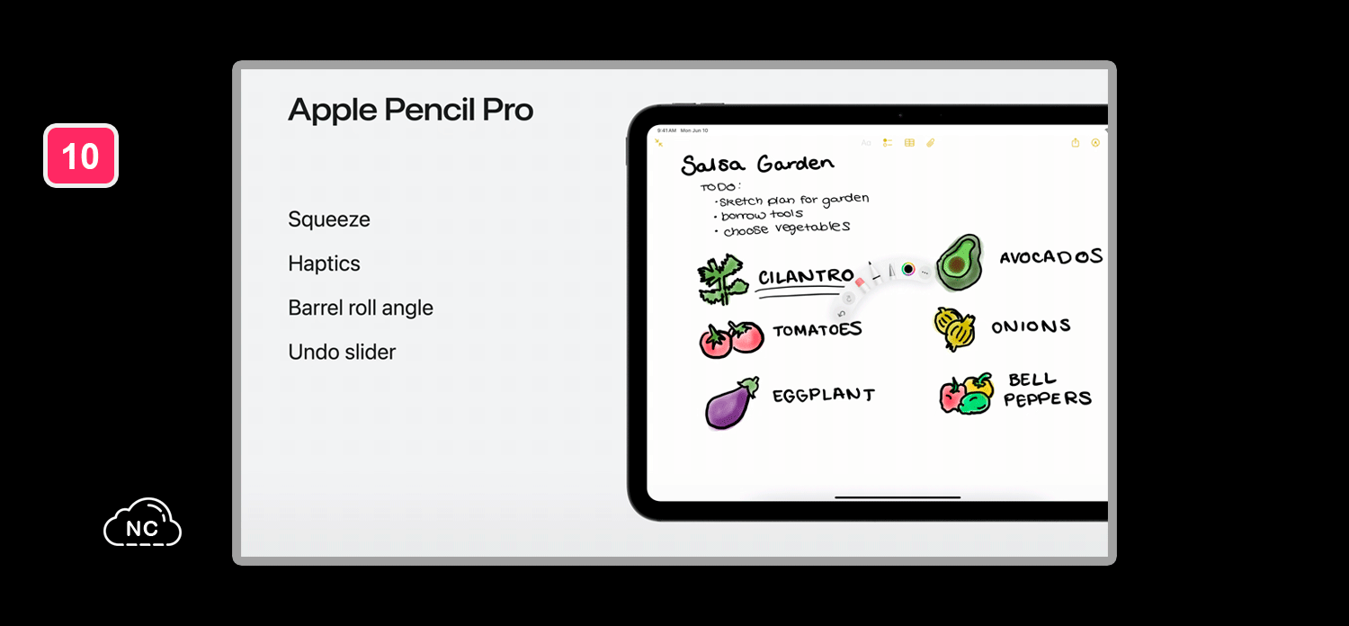 El método PKToolPicker permite personalizar el dibujado con Apple Pencil Pro Nuevas funciones para el Apple Pencil Pro